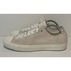 Converse Chuck Taylor All-Star Low Top Beige Suede Mens Sz 8 Womens 10 NEW